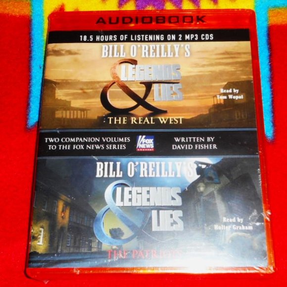 Bill O'Reilly Legends & Lies: The Real West & The Patriots + Mark Train *MP3-CDs - Picture 2 of 6